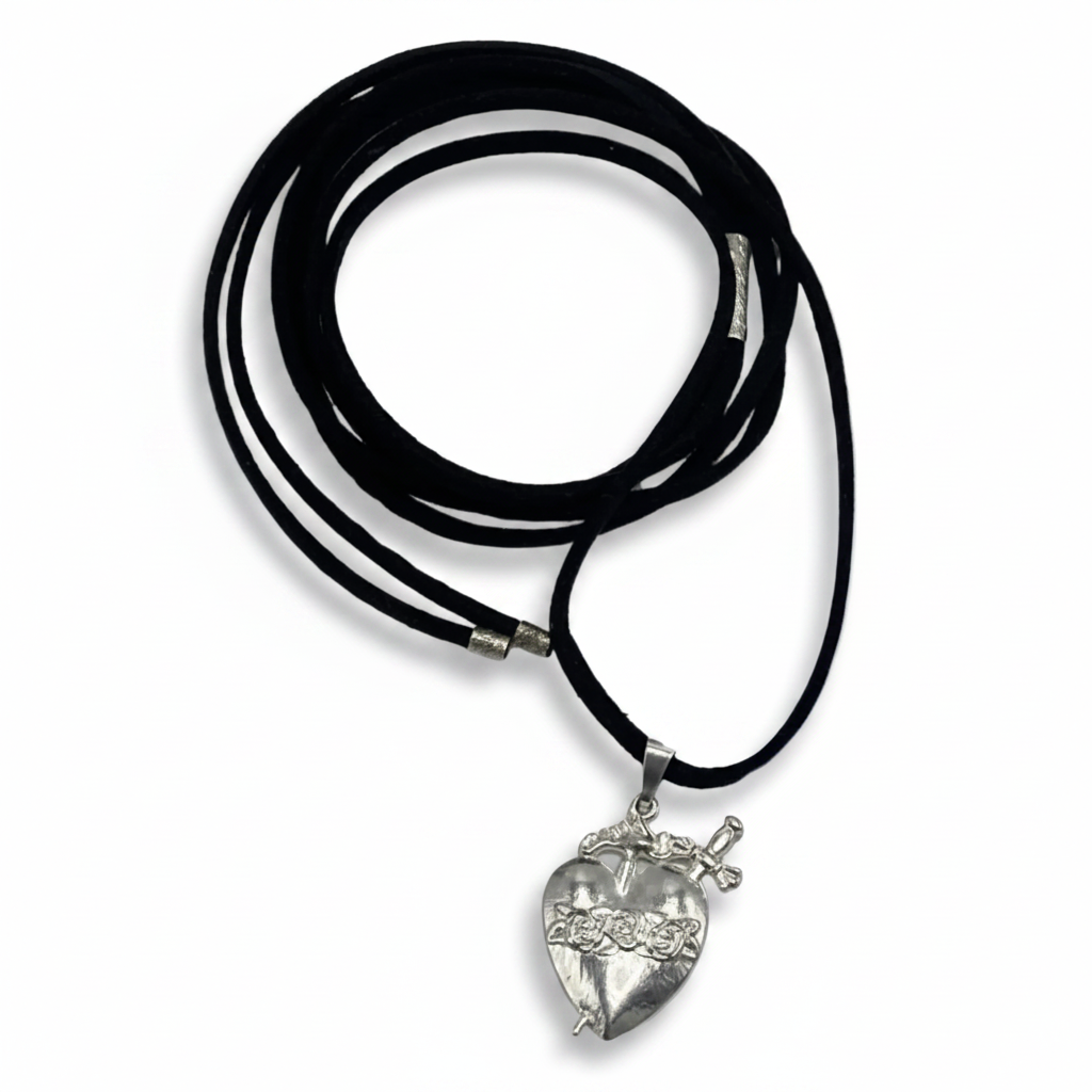 Gamuza Silver heart