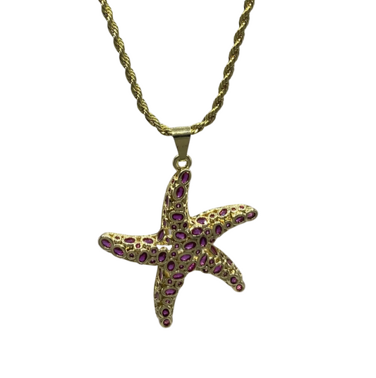 Collar Coral Star