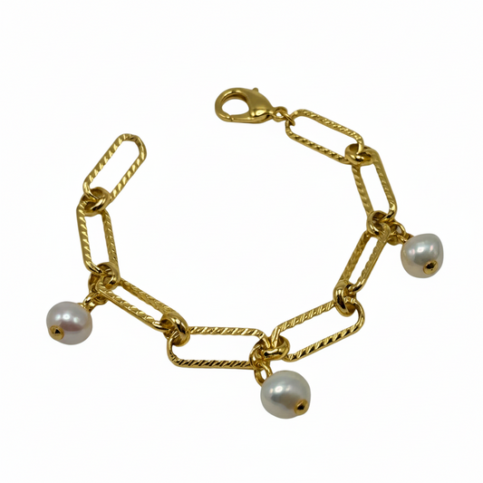 Pulsera pearl chain