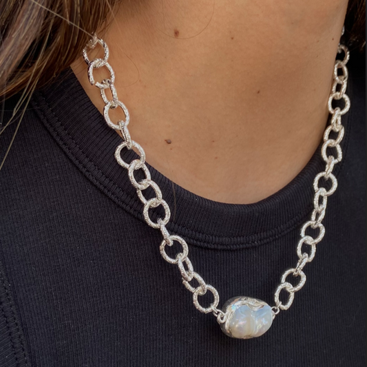 Collar Silver Rock