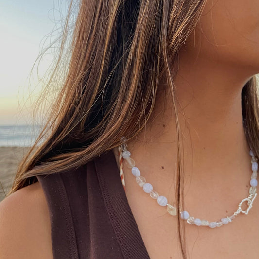 Collar Aqua Stone