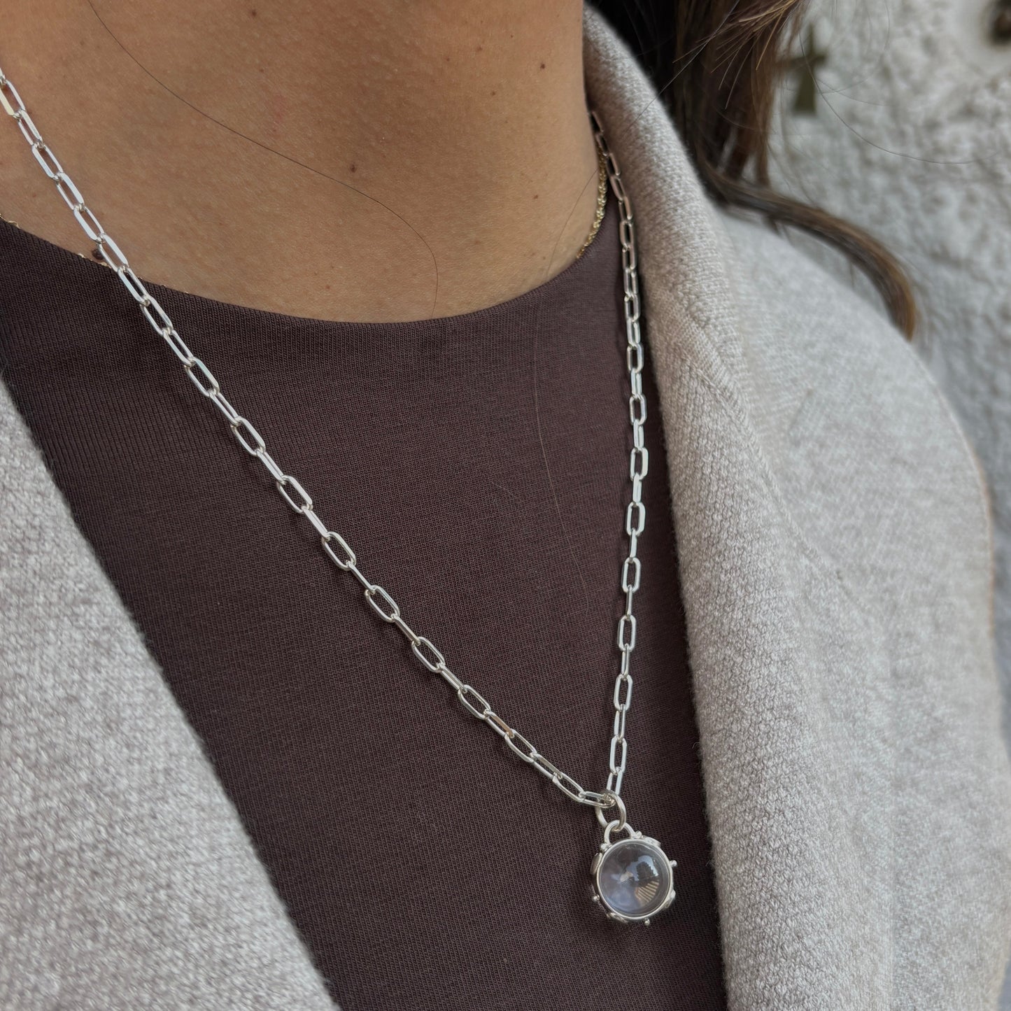 Noir Quartz Necklace