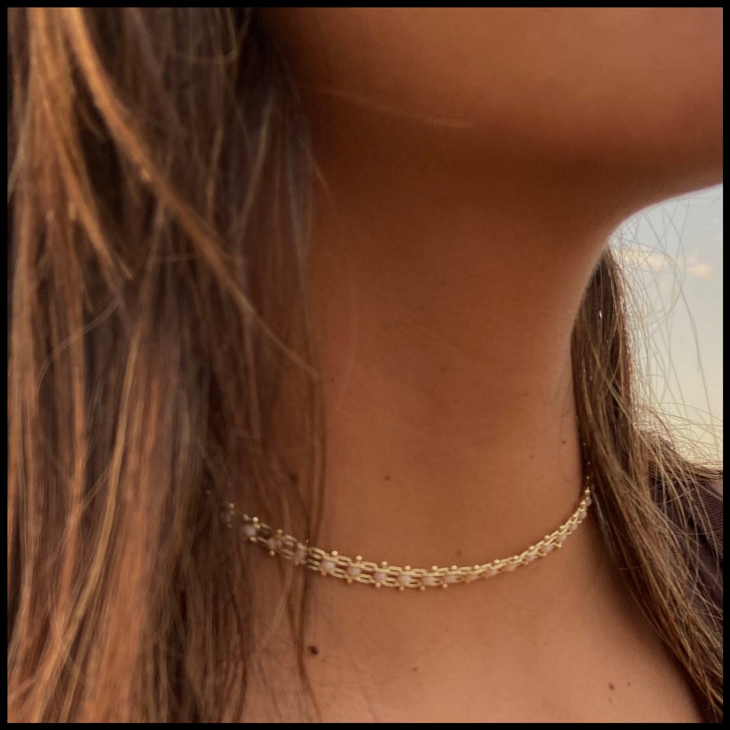 Choker Rosee